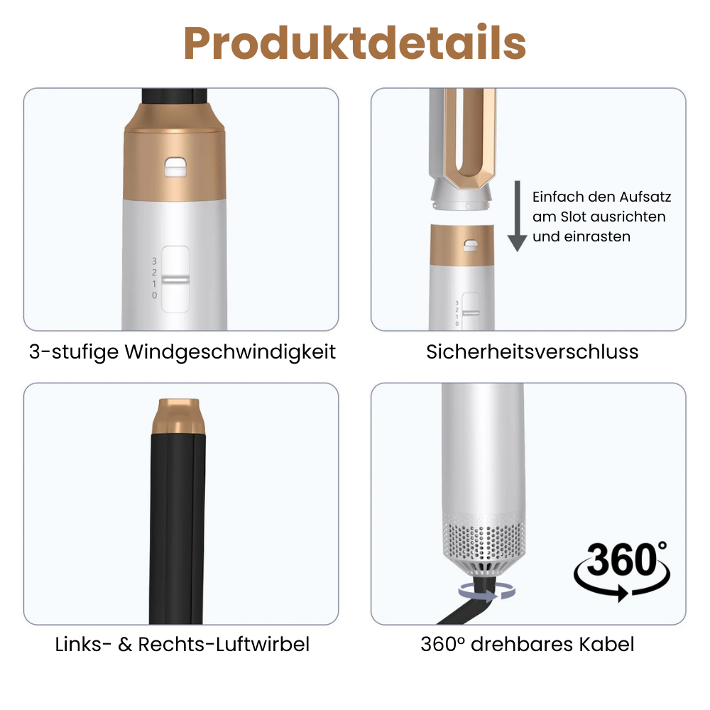 miauz | 5 in 1 Haarstyler